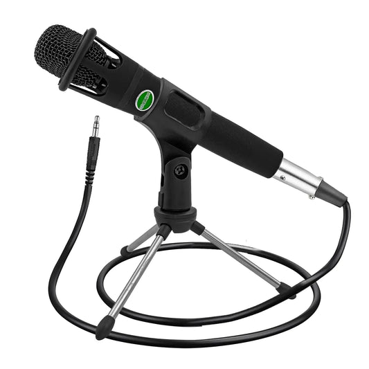 5 CORE XLR Dynamic Metal Mic Audio, Ideal for Singing, Captures Source Sound, Sturdy & Durable, Includes XLR Cable