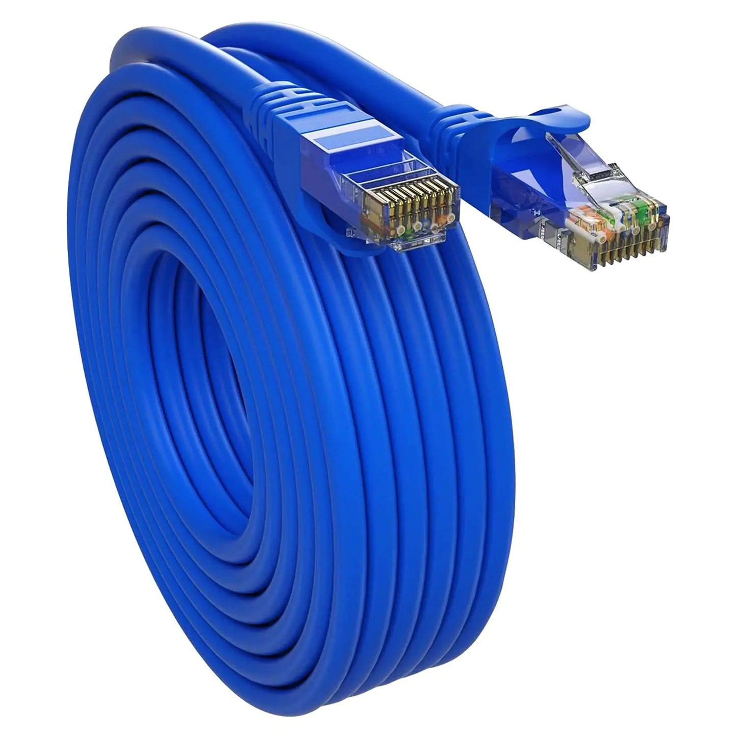 5Core Cat 6 Ethernet Cable Long Computer Internet Cables WiFi RJ45 Cord for Gaming